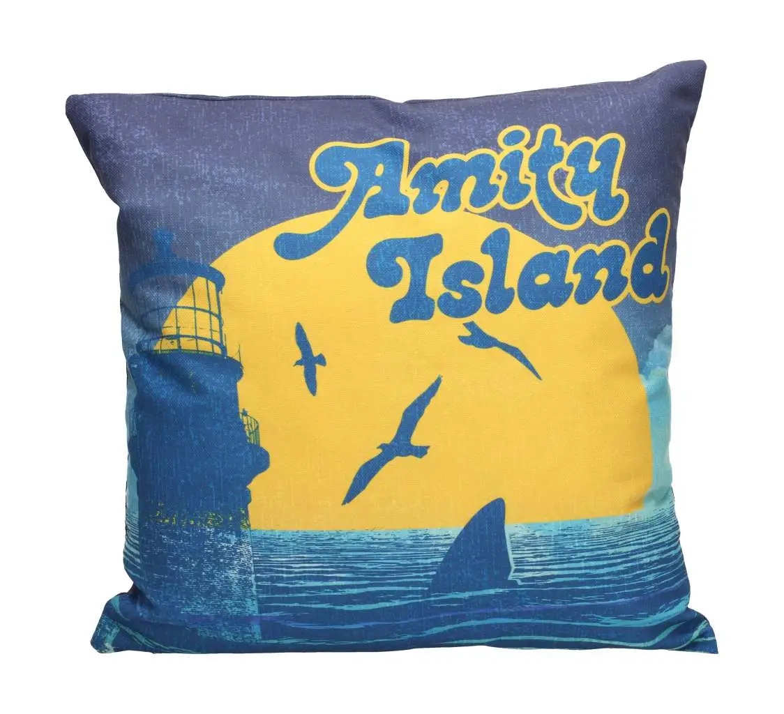 ISLAND - Jaws Amity Island Square Cushion - Figurine